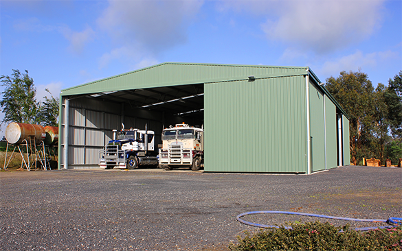Machinery Shed - Completed Project - Bairnsdale Engineering