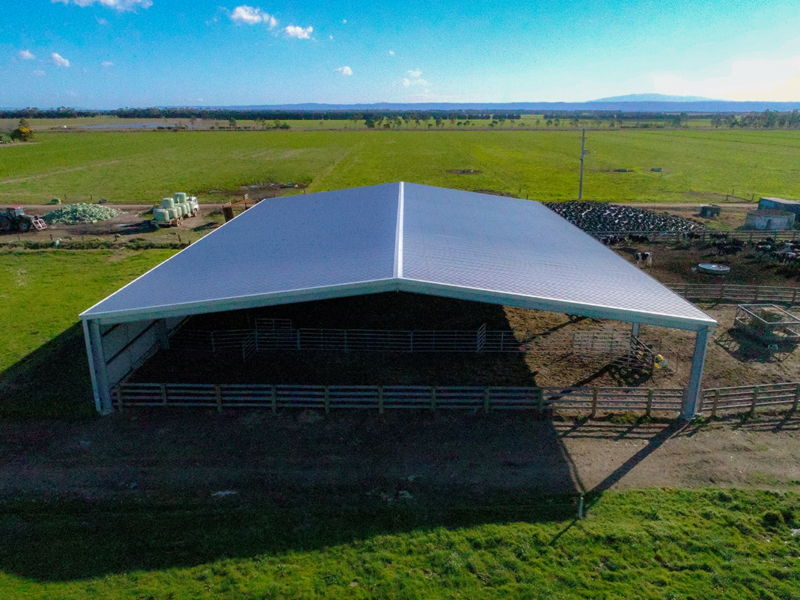 feedpad cover farm shed