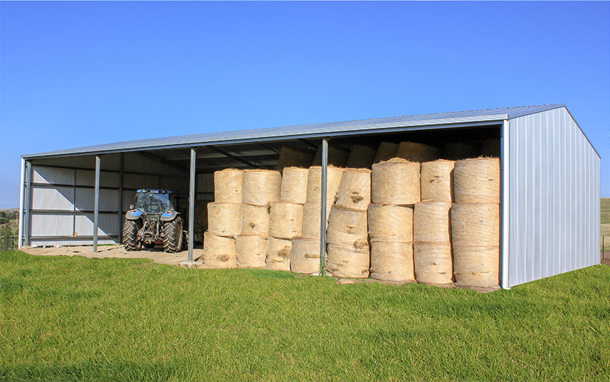 three-sided farm shed: completed projects - bairnsdale