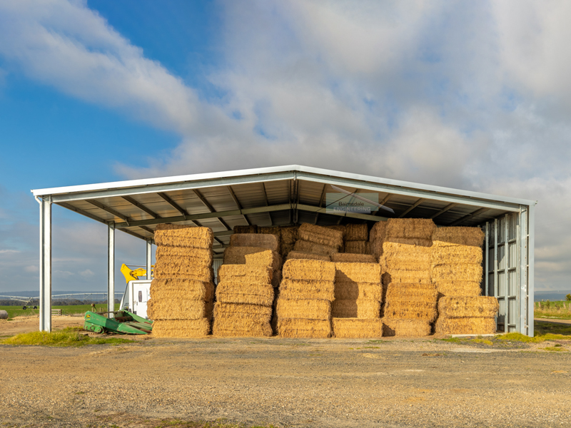 heavy-duty frame farm shed