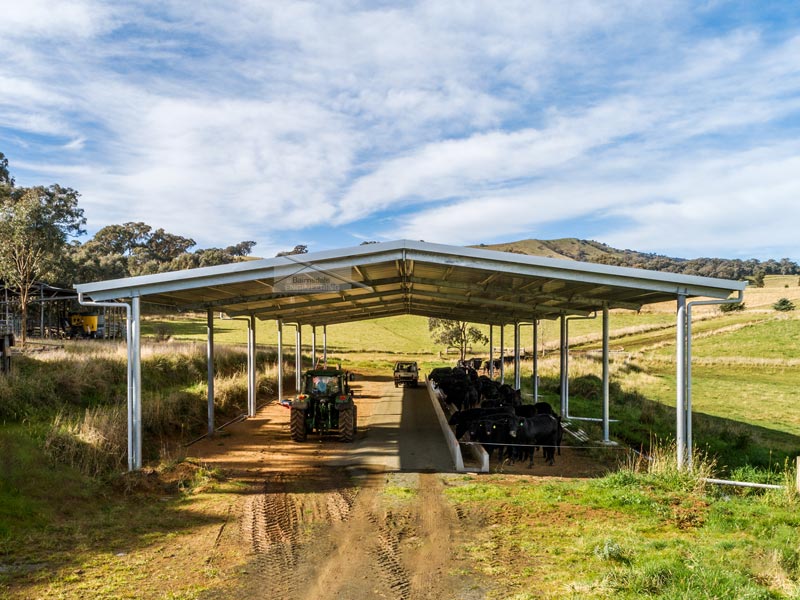 Galvanised Feed pad cover