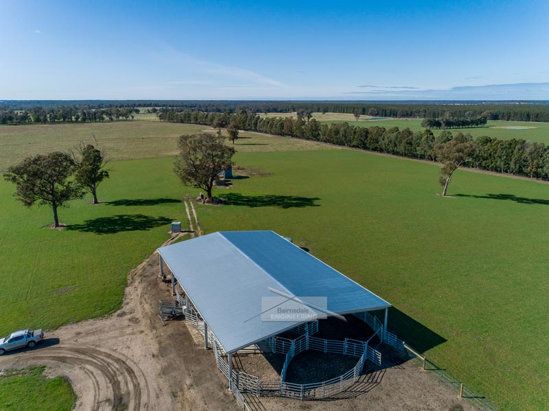 Universal beam stockyard cover