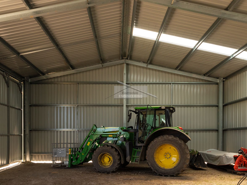 UB farm shed with sliding doors