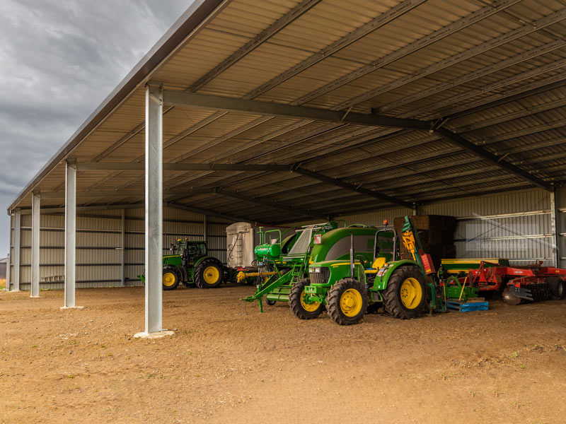 21m span farm shed