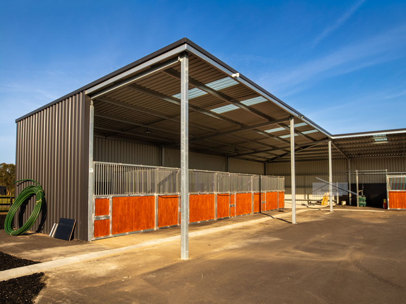 Bairnsdale Sheds stables