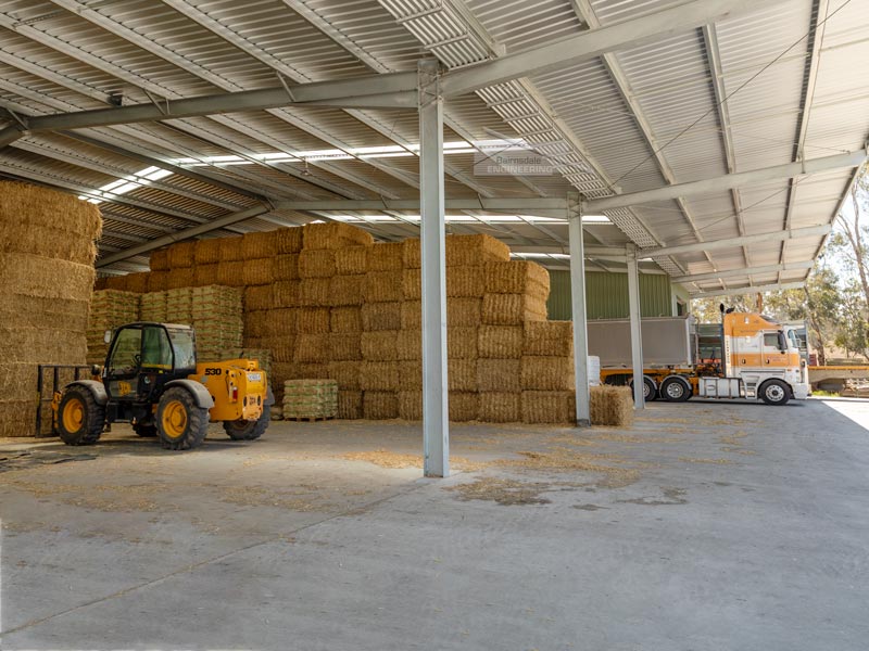 Industrial cantilever awning